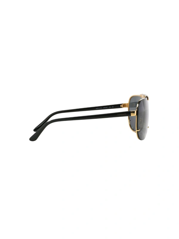 Zorva Men UV Protected Grey Lens Pilot Sunglasses - Dove Gray, One Size