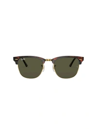 Zorva Unisex UV Protected Green Lens Square Sunglasses - Gray, One Size