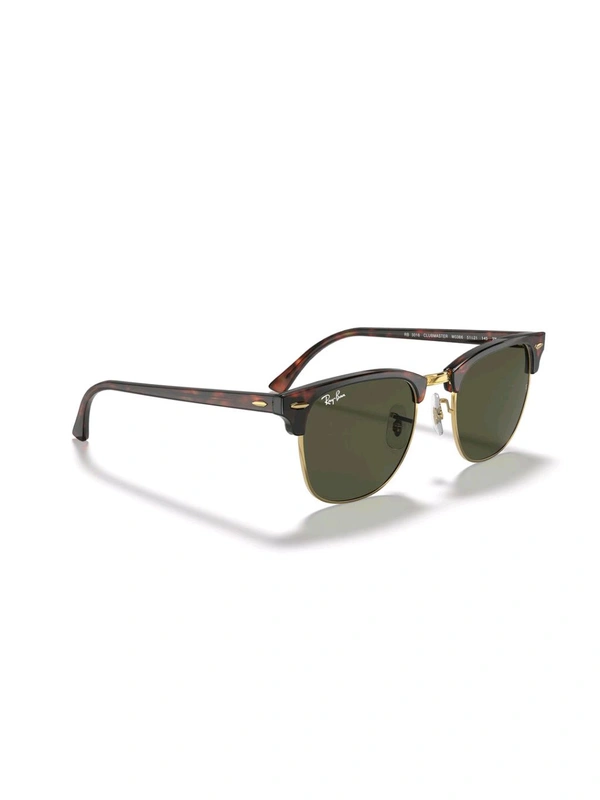 Zorva Unisex UV Protected Green Lens Square Sunglasses - Gray, One Size