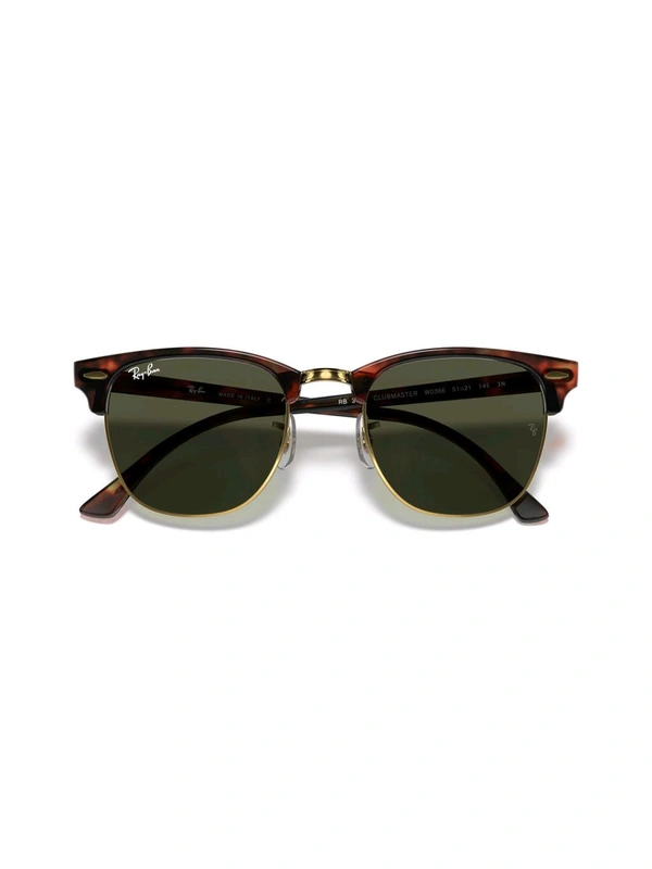 Zorva Unisex UV Protected Green Lens Square Sunglasses - Gray, One Size