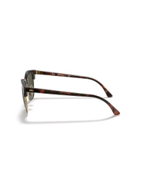 Zorva Unisex UV Protected Green Lens Square Sunglasses - Gray, One Size