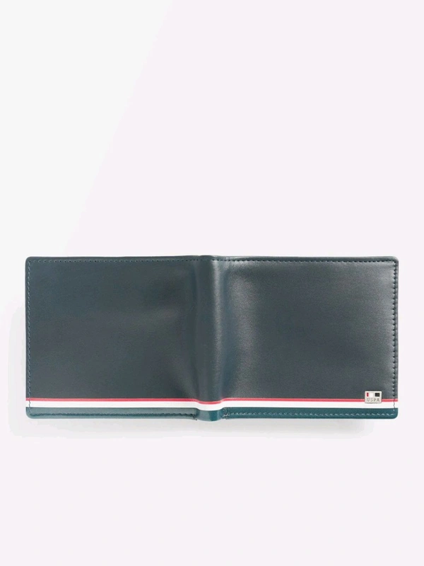 U.S POLO ASSN. PATRAS Mens Solid Navy Wallets