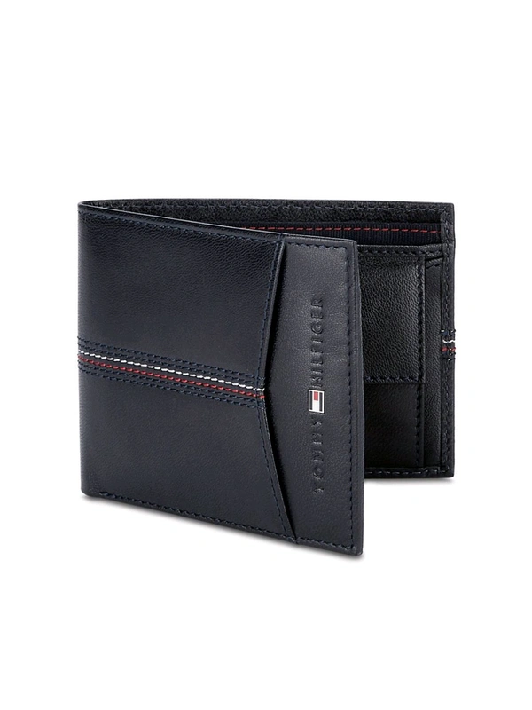 TOMMY HILFIGER Navy Blue Enoch Global Coin Wallet