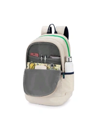 United Colors of Benetton Ming Unisex Polyester Backpack - Beige (M)