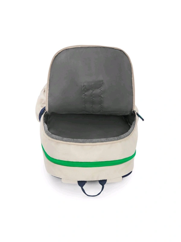 United Colors of Benetton Ming Unisex Polyester Backpack - Beige (M)