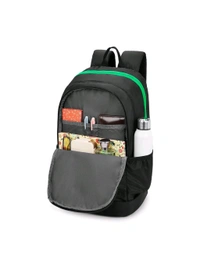 United Colors of Benetton Ming Unisex Polyester Backpack - Black (M)