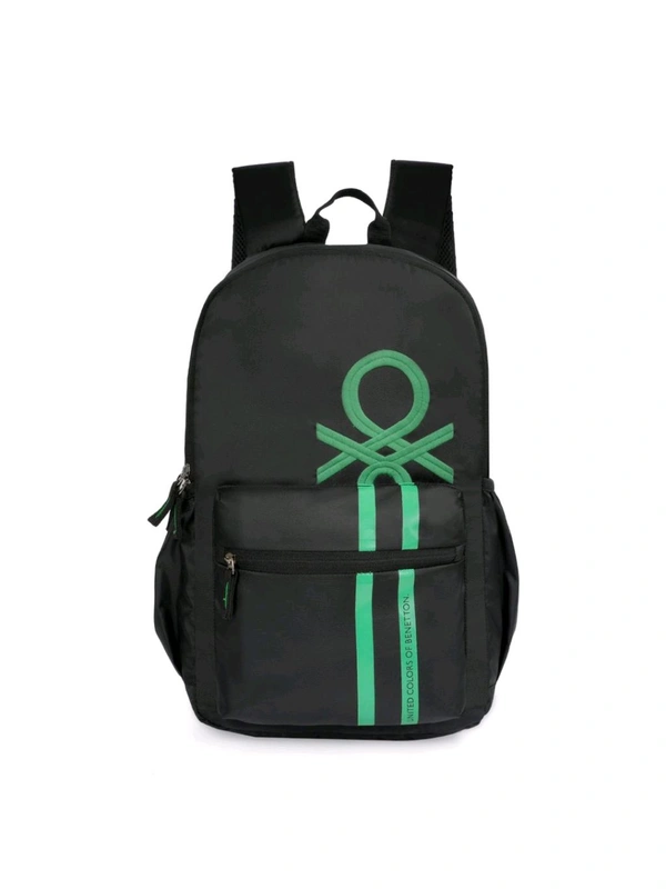 United Colors of Benetton Fiesco Unisex 14 Inch Laptop Backpack - Black