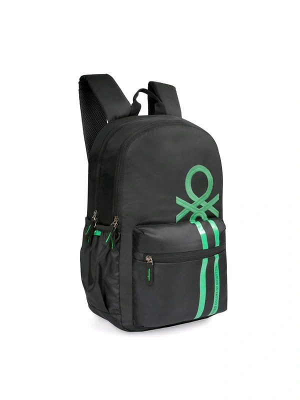 United Colors of Benetton Fiesco Unisex 14 Inch Laptop Backpack - Black