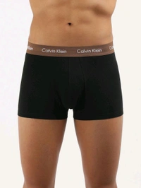 CALVIN KLEIN Men Black Solid Trunk (Pack of 3) - Black, S
