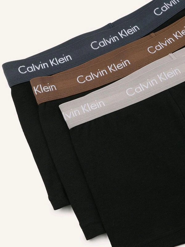 CALVIN KLEIN Men Black Solid Trunk (Pack of 3) - Black, M