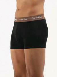 CALVIN KLEIN Men Black Solid Trunk (Pack of 3) - Black, M