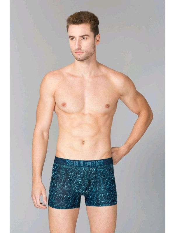 Van Heusen Men Swift Dry & Breathable AIR Series Active Trunks - Blue  - Tradewind, M