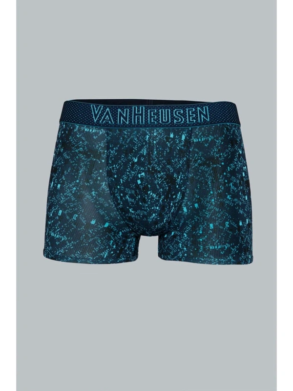 Van Heusen Men Swift Dry & Breathable AIR Series Active Trunks - Blue  - Tradewind, XL