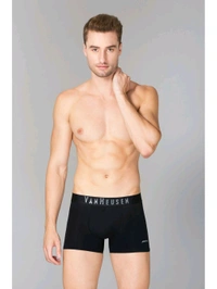 Puma  Men Swift Dry & Breathable AIR Series Active Trunks - Pure Black - Black, L