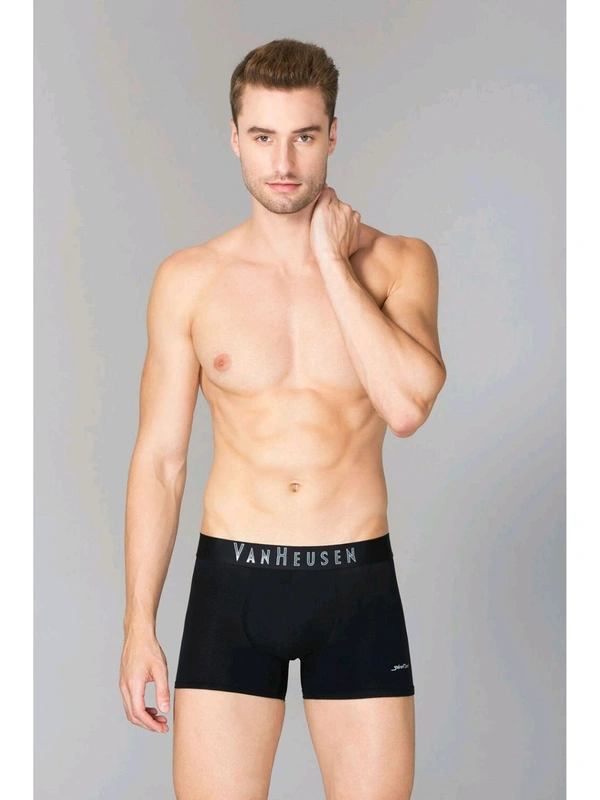 Puma  Men Swift Dry & Breathable AIR Series Active Trunks - Pure Black - Black, L