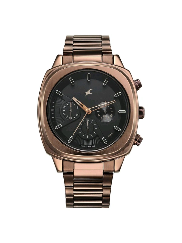 Fastrack Men Kronos 2 Black Dial Casual Watch