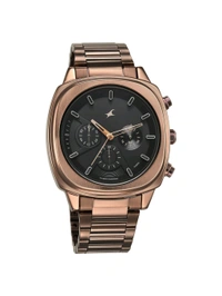 Fastrack Men Kronos 2 Black Dial Casual Watch
