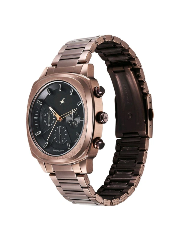 Fastrack Men Kronos 2 Black Dial Casual Watch
