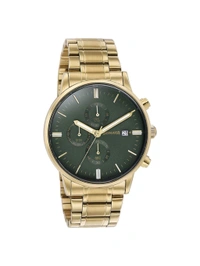Sonata Men 2.O Green Dial Stainless Steel Watch