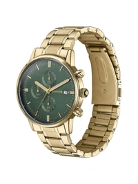 Sonata Men 2.O Green Dial Stainless Steel Watch