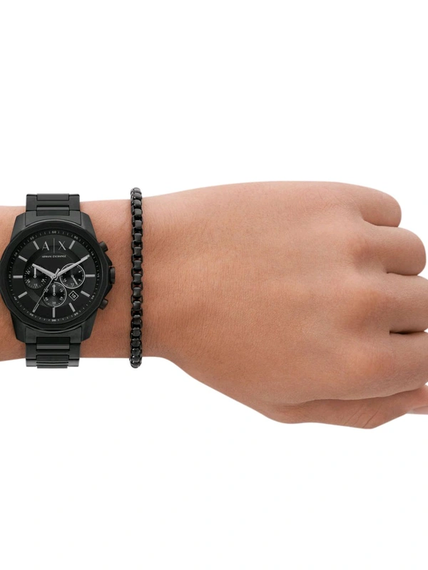 ARMANI EXCHANGE Banks Black Watch 