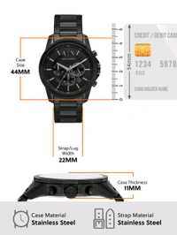 ARMANI EXCHANGE Banks Black Watch 