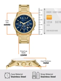 ARMANI EXCHANGE Banks Gold Watch