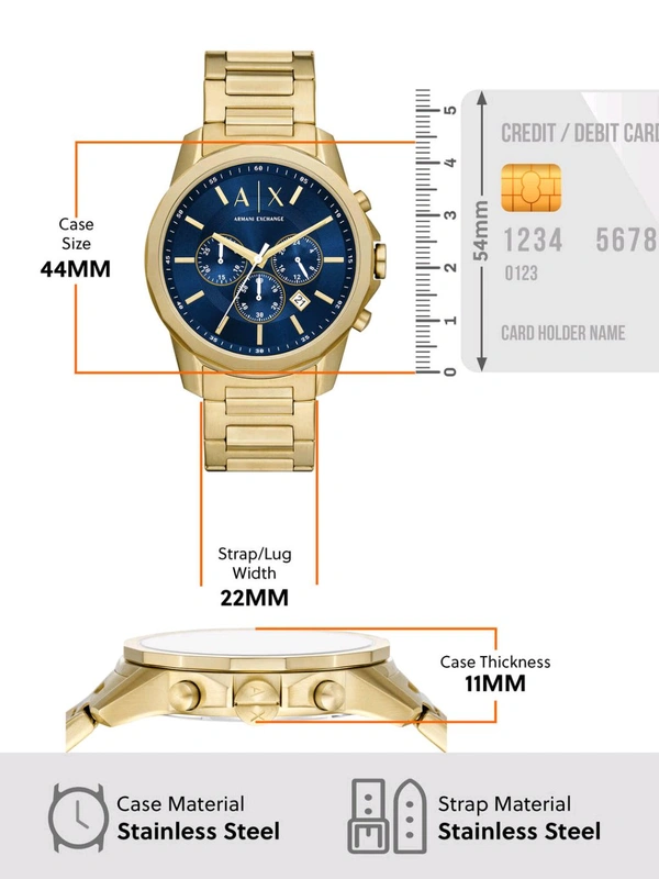 ARMANI EXCHANGE Banks Gold Watch