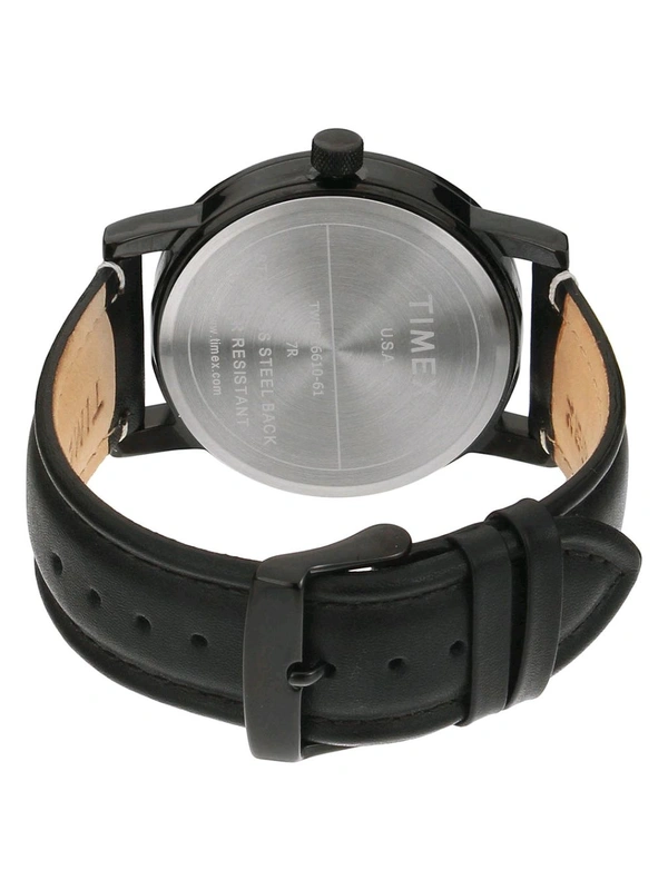 Timex Black Round Analog Casual Watch 