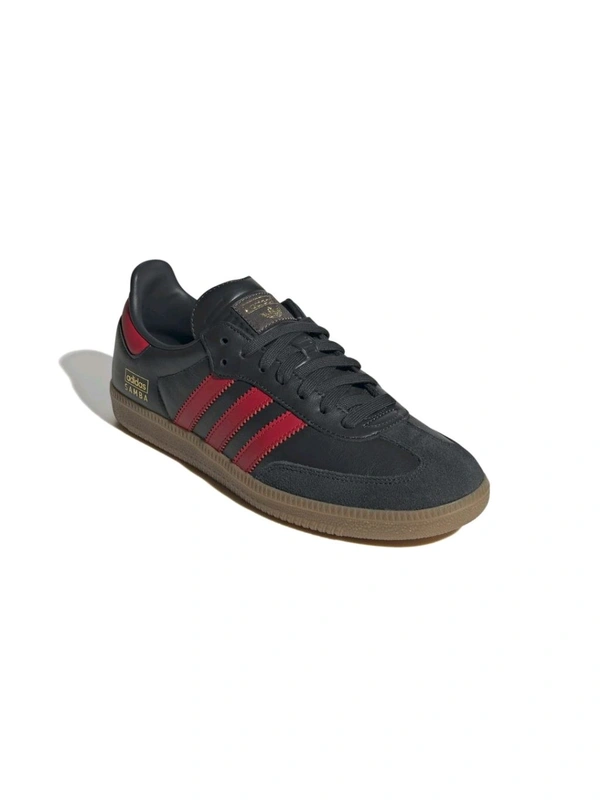 Adidas Originals  Samba Og Casual Black & Red Sneakers - Black, UK 09
