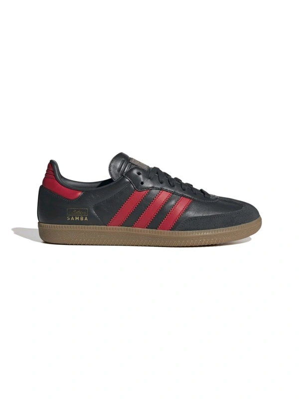 Adidas Originals  Samba Og Casual Black & Red Sneakers - Black, UK 10