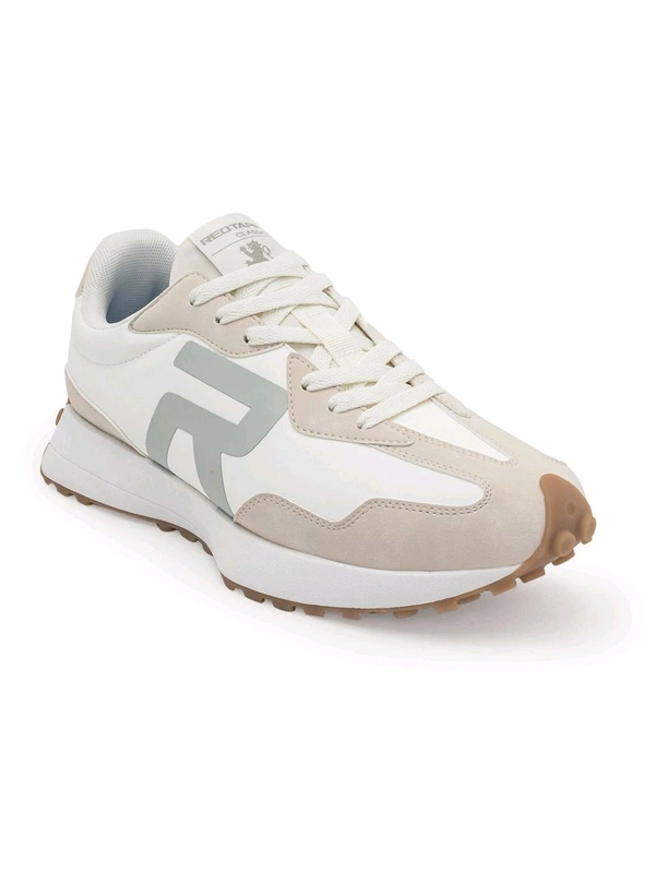 Red Tape Men Colorblocked Off White Lifestyle Casual Sneakers - White, UK 08