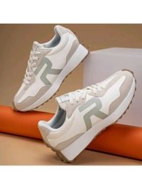Red Tape Men Colorblocked Off White Lifestyle Casual Sneakers - White, UK 09