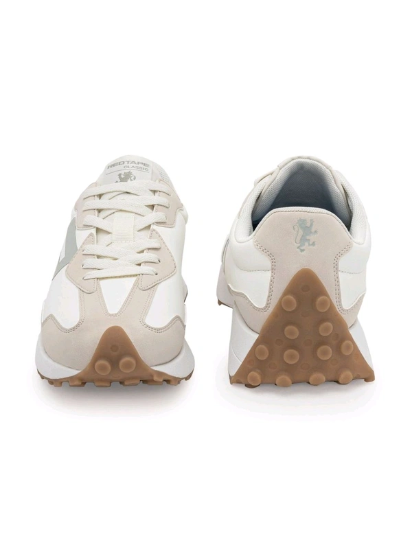 Red Tape Men Colorblocked Off White Lifestyle Casual Sneakers - White, UK 10