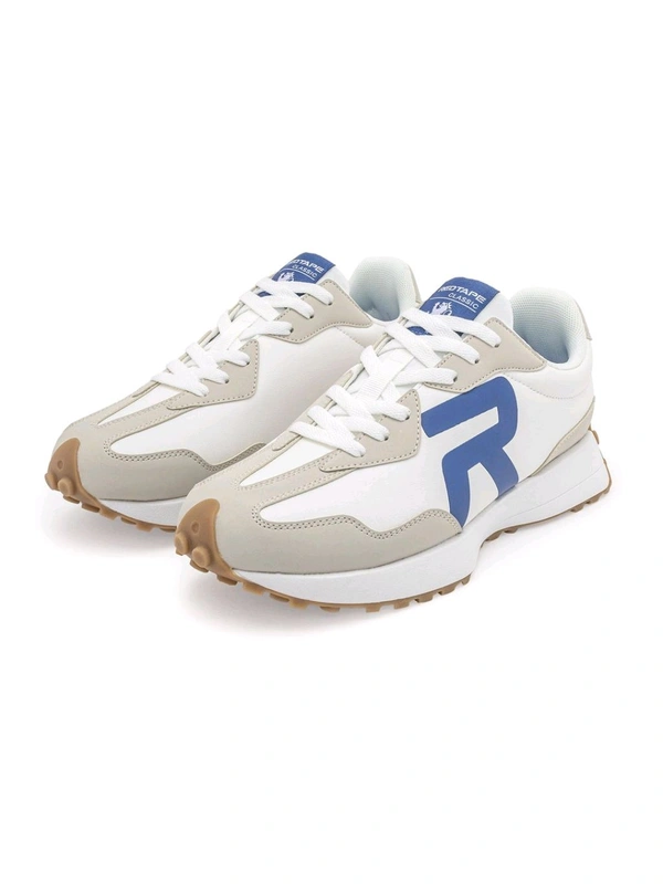 Red Tape Men Colorblocked White Lifestyle Casual Sneakers - White, UK 10