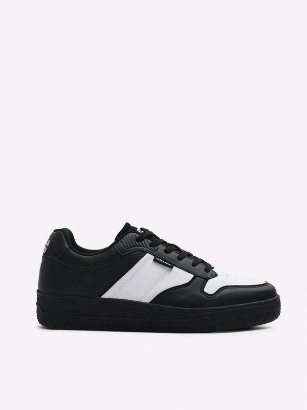 Jack & Jones Black Colourblocked Casual Sneakers - Black, UK 11