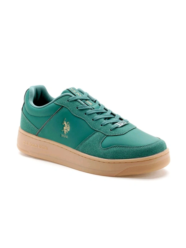 U.S POLO ASSN. Men Jaxon 2.0 Dk. Green Sneaker - Parsley, UK 09