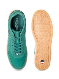 U.S POLO ASSN. Men Jaxon 2.0 Dk. Green Sneaker - Parsley, UK 10