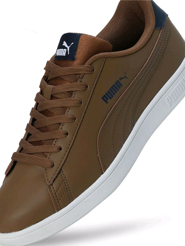 Puma  Smashic Unisex Brown Sneakers - Brown, UK 09