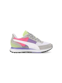 Puma  Road Rider SD Unisex Grey Sneakers - White, UK 10