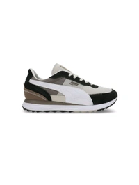 Puma  Road Rider SD Unisex Off White Sneakers - Black, UK 06