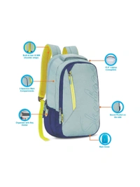Skybags Campus 04 Laptop Backpack Grey