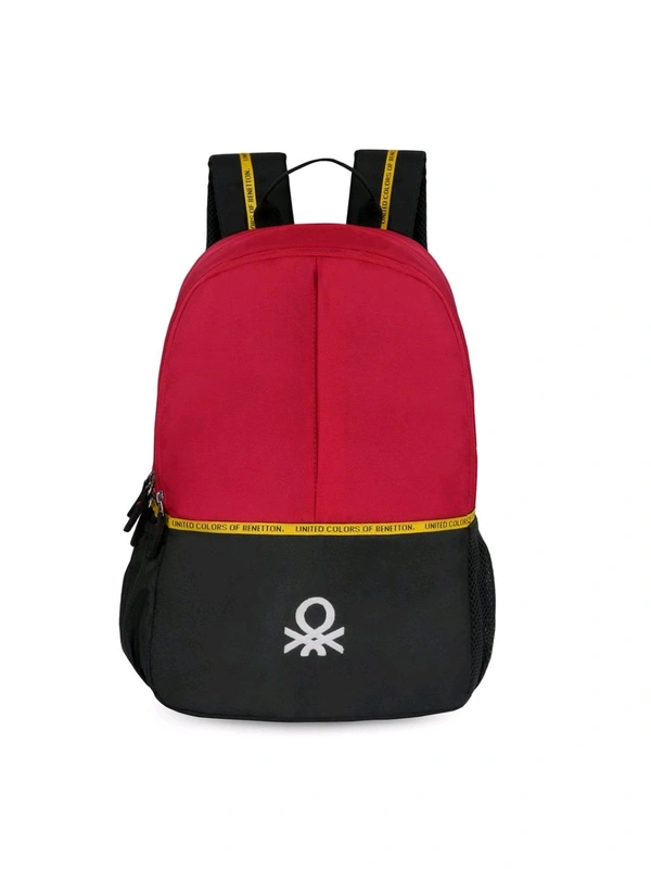 United Colors of Benetton Cairate Unisex 14 Inch Laptop Backpack - Red - Guardsman Red