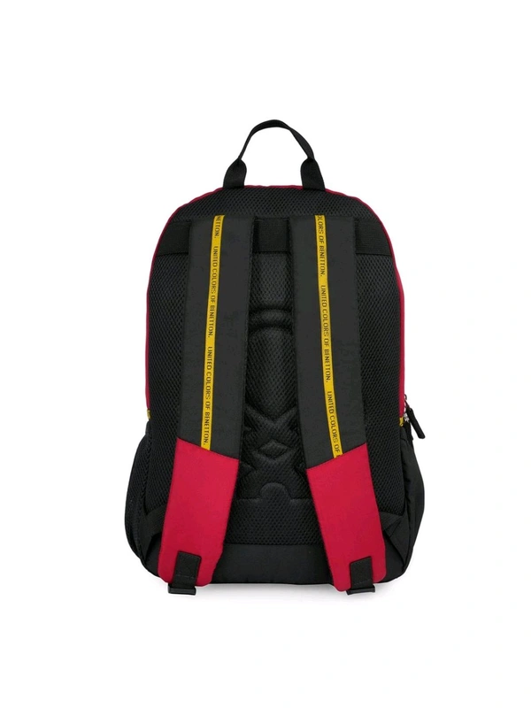 United Colors of Benetton Cairate Unisex 14 Inch Laptop Backpack - Red - Guardsman Red