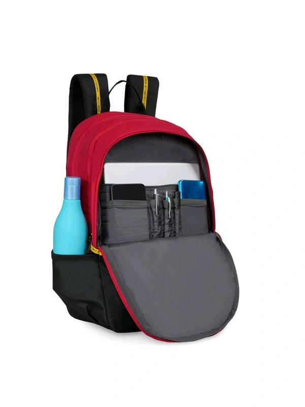 United Colors of Benetton Cairate Unisex 14 Inch Laptop Backpack - Red - Guardsman Red
