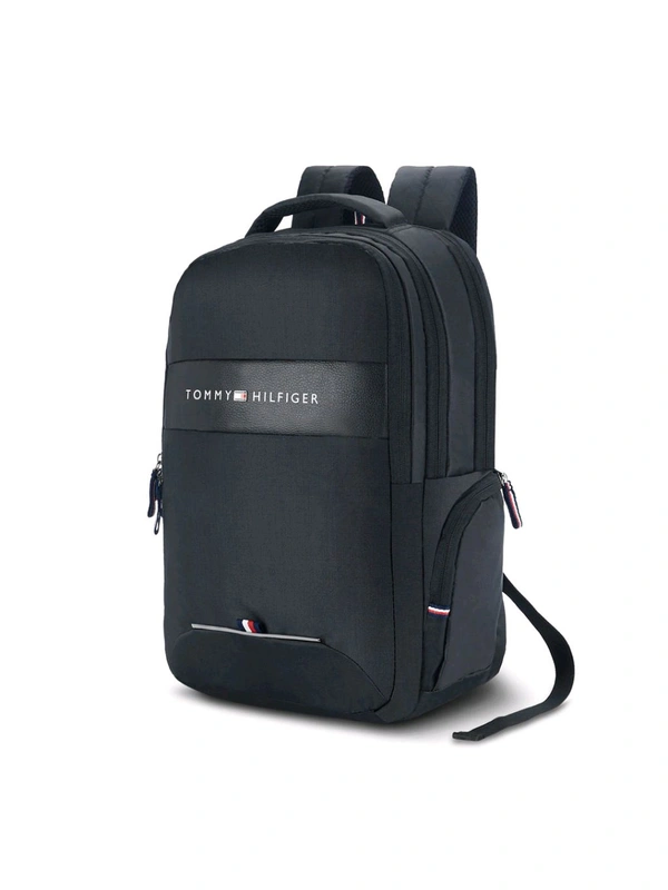 TOMMY HILFIGER Black Joshua Laptop Backpack