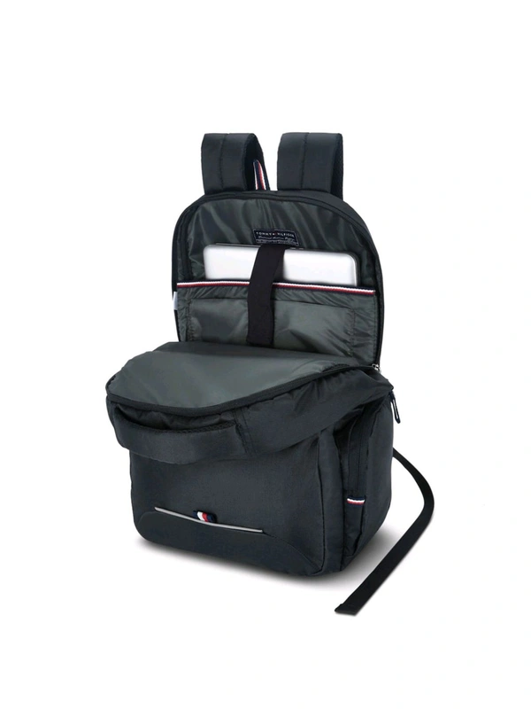 TOMMY HILFIGER Black Joshua Laptop Backpack