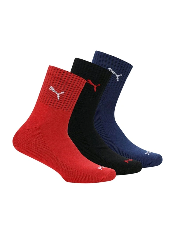 Puma  Sport Unisex Multi-Color Socks (Pack of 3)