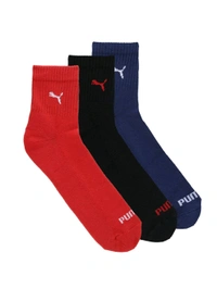 Puma  Sport Unisex Multi-Color Socks (Pack of 3)