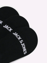 Jack & Jones Men Black Shoe Liner Socks (Pack of 3)